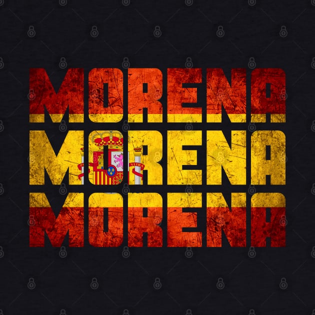 Morena - Spain Flag by Ruffeli